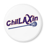 Chillaxin Lacrosse LAX Gifts magnets