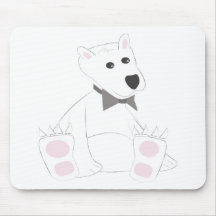 Chilled Polar Bear Mousepads