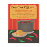 Chilli Cook Off Announcment Flyer