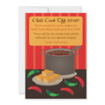 Chilli Cook Off Invitation Announcement