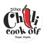 Chilli Cook Off stickers