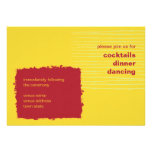 Chilli Lemon Reception Invitation
