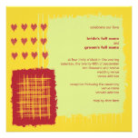 Chilli Lemon Wedding Invitation