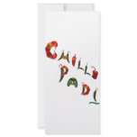 Chilli Padi Chilli Peppers rack cards