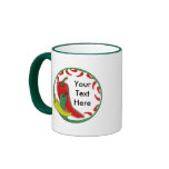 Chilli Pepper Group Circle Frame3 Coffee Mugs