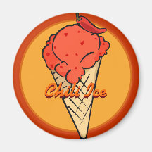 Chilli Pepper Ice Cream Magnet