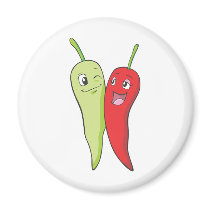 Chilli Peppers T Shirt | Red Green Chilli Peppers 