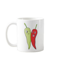 Chilli Peppers T Shirt | Red Green Chilli Peppers  Mug