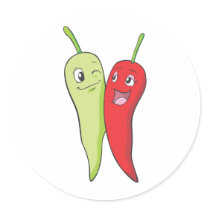 Chilli Peppers T Shirt | Red Green Chilli Peppers 