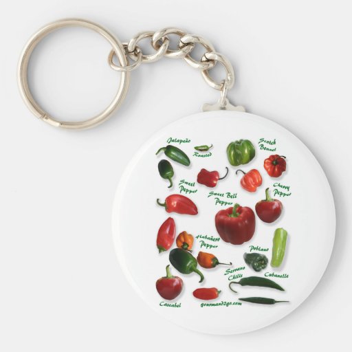 Chilli Varieties Key Chain