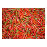 chillies greeting card