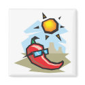 chillin chilli pepper magnets