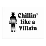 CHILLIN LIKE A VILLAIN POST CARDS