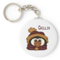Chillin Penguin keychains