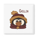 Chillin Penguin magnets