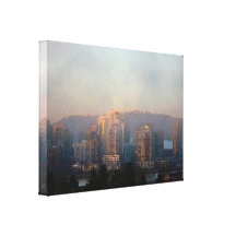 Chilly Winter Vancouver Morning Gallery Wrapped Canvas