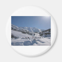 Chimgan Ski Slope Fridge Magnets