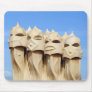 Chimneys on Terrace Roof of Casa Mila (La Pedrera) Mousepad