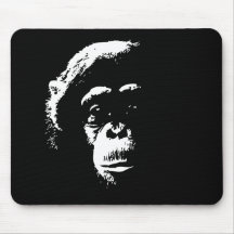 Chimp Shadows Mouse Pads