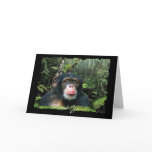 CHIMPANZEE Thank You Card
