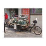 China Bicycle--selling fish postcards