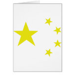 china chinese stars flag cards