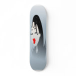 China Doll 2 Skateboard Bright Red Lips