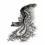 China-Drache - Skulptur Fotostatuen