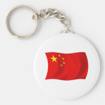 China Flag Keychain