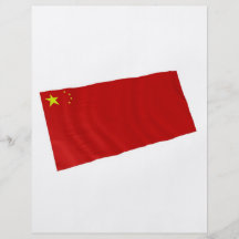 china full color flyer