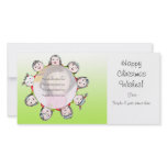 China Girl Christmas photo card photo cards