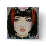 China Girl with Eyes of Blue buttons