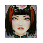 China Girl with Eyes of Blue t-shirts