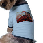 China Red Army pet clothing