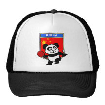 China Table Tennis Panda Trucker Hat