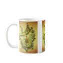 CHINA YELLOW AND ORANGE 4 mugs