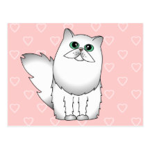 Chinchilla Persian Cat Post Card