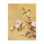 chinese art postcard