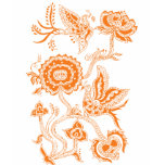 Chinese Batik ORANGE t-shirts