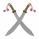 Chinese Broadswords embroidered shirts