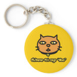 Chinese Cat Says 'Mao' keychains