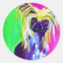 Chinese Crested #1 Sticker