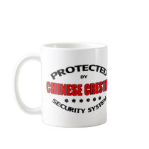 Chinese Crested Dog Security Coffee Mug