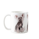 Chinese Crested Hairless Sit mugs