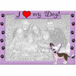Chinese Crested Photo Frame Acrylic Cut Out