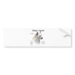 Chinese Crested (powderpuff) History Design bumper stickers