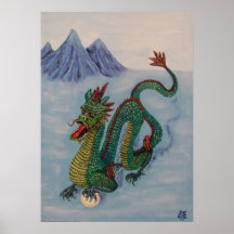 Chinese Dragon Poster