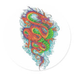 Chinese Dragon 2 Round Stickers