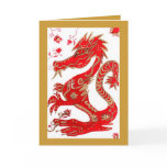 Chinese Dragon Astrology Card