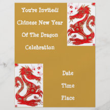 Chinese Dragon Astrology Flyer